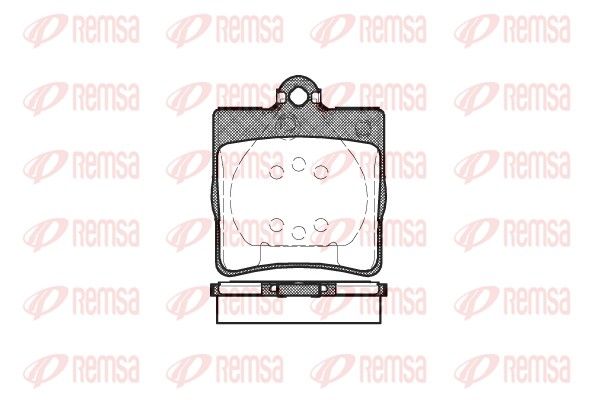 Premium Rear Brake Pad Set Premium Rear Brake Pad Set