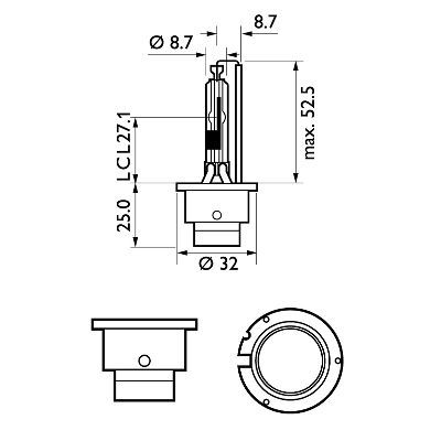 Gl&uuml;hlampe, Fernscheinwerfer