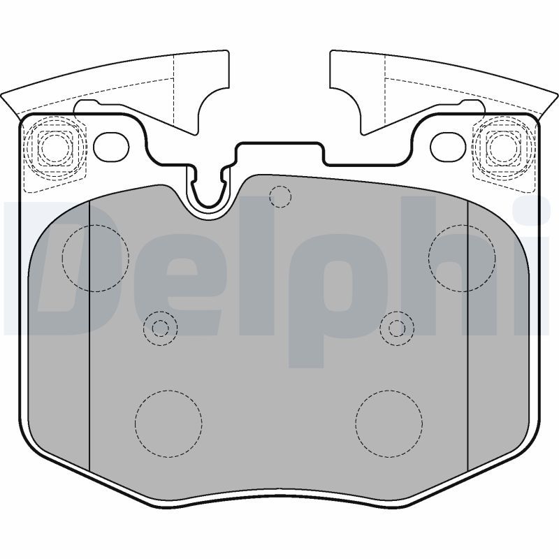 DELPHI LP3235 Brake Pad Set, disc brake