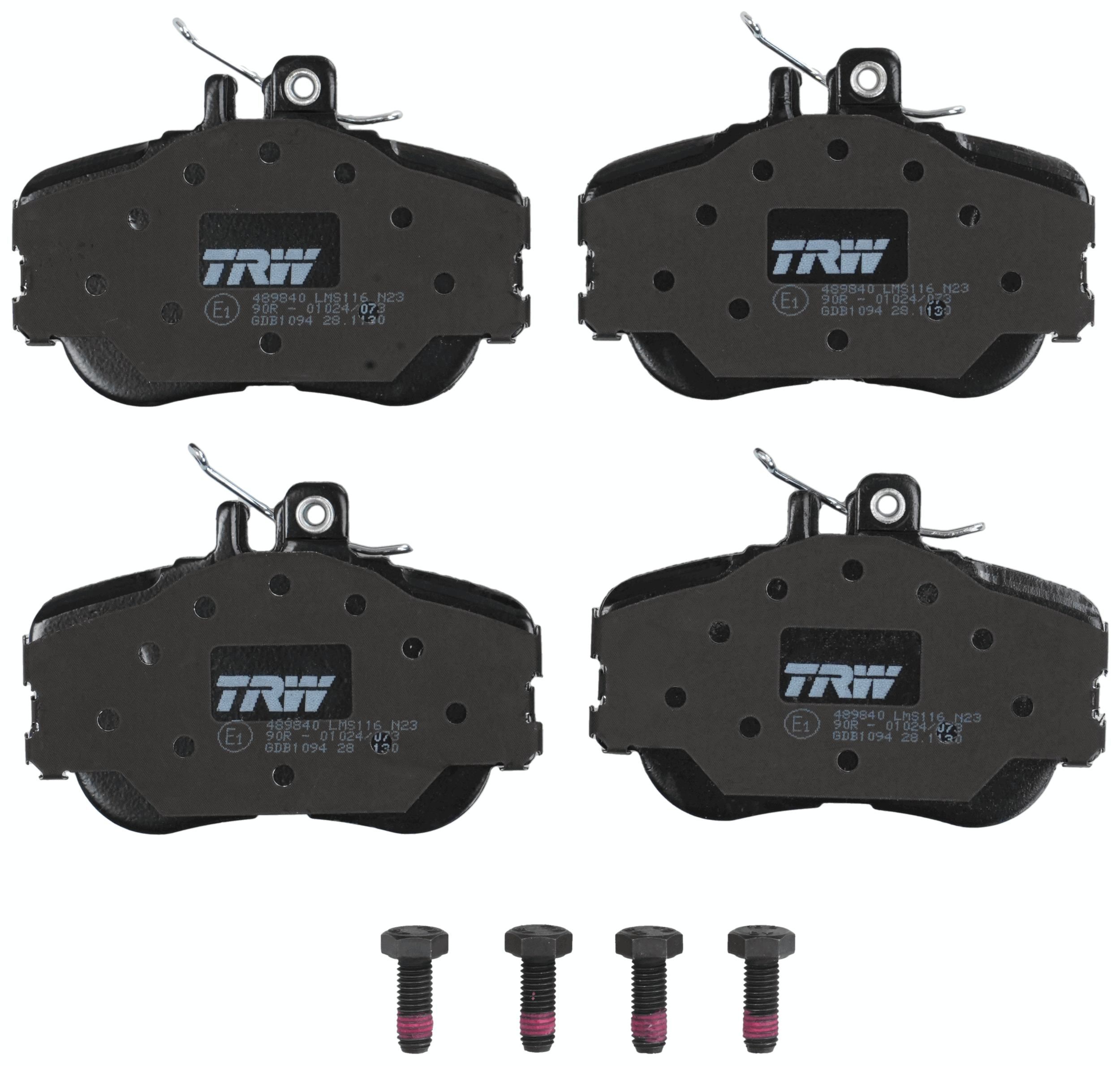 TRW DISC BRAKE PADS - TecDoc 2