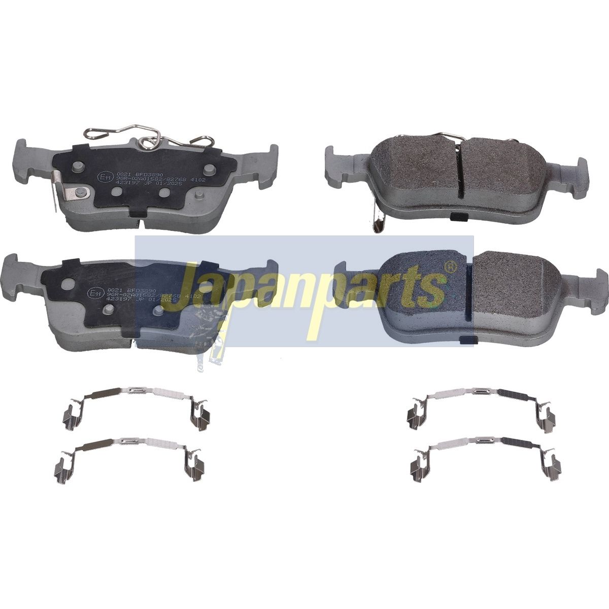 Bremsbelagsatz, Scheibenbremse