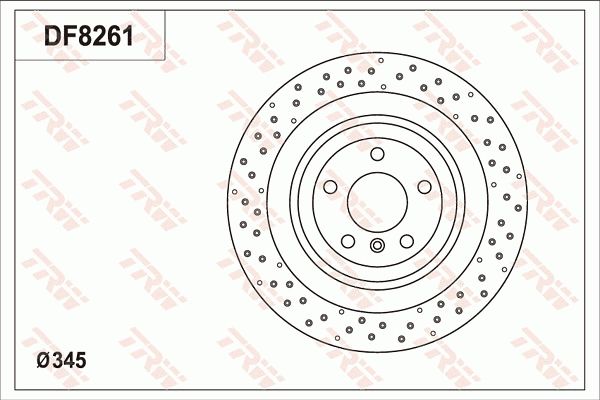 TRW BRAKE DISC - TecDoc Only