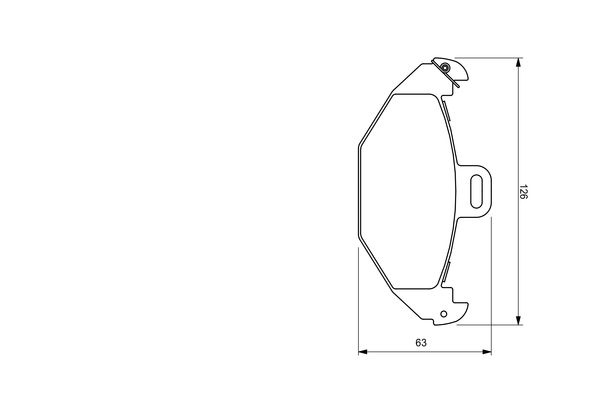 Bremsbelagsatz, Scheibenbremse