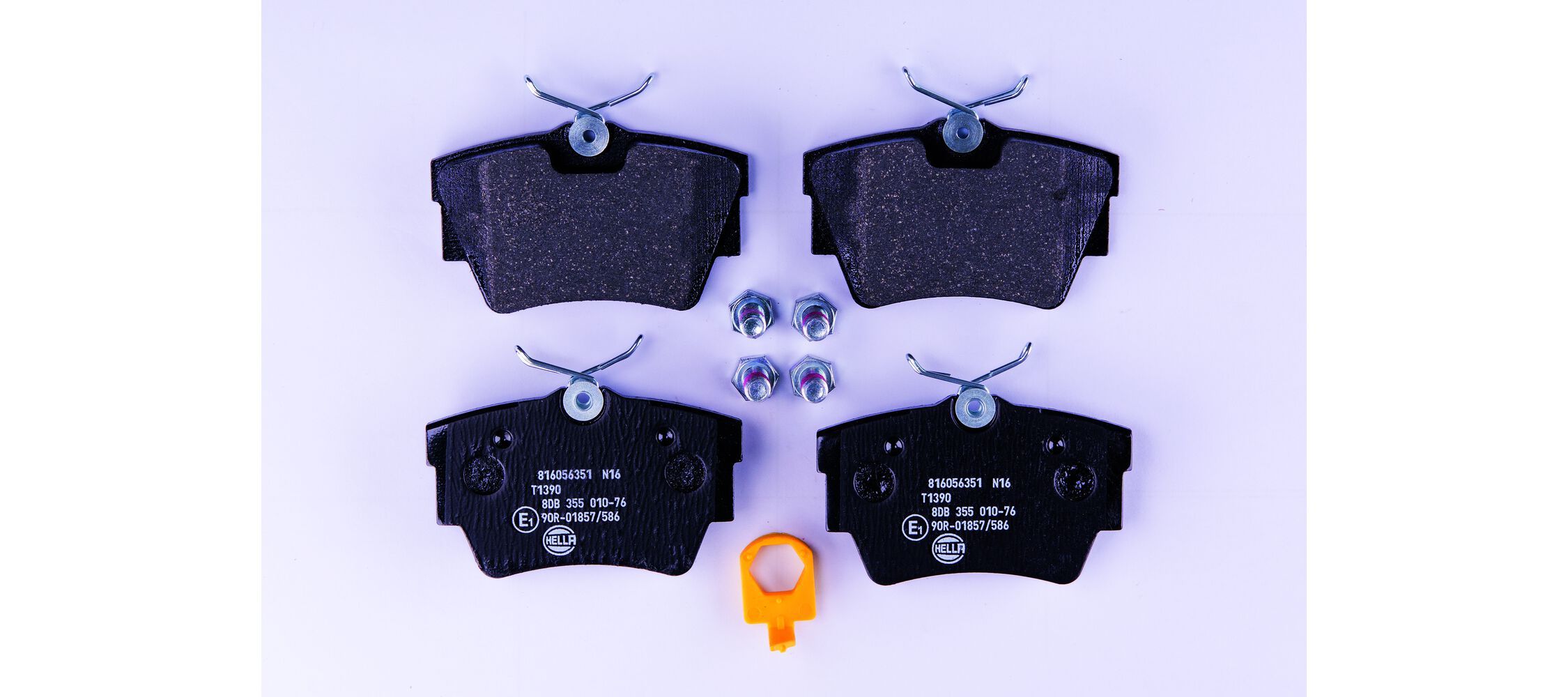 HELLA 8DB 355 010-761 - Bremsbelagsatz, Scheibenbremse