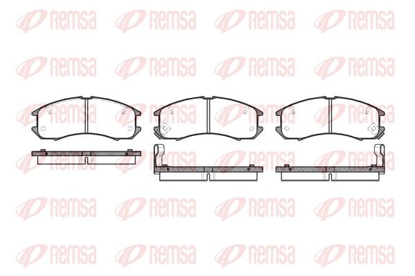 Brake Pad Set, disc brake 0273.02