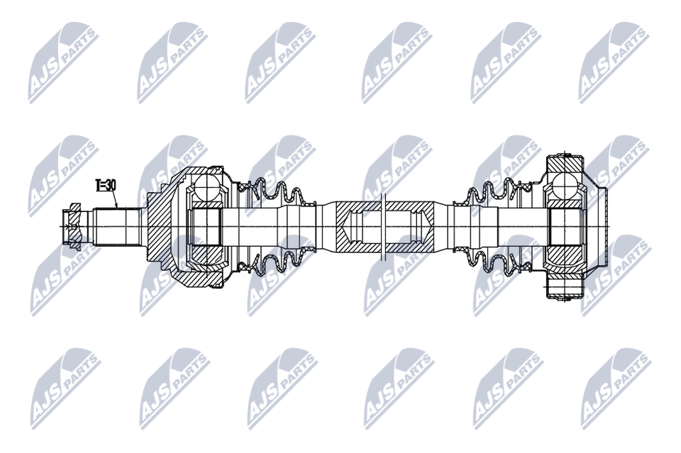 NTY NPW-BM-216 Antriebswelle
