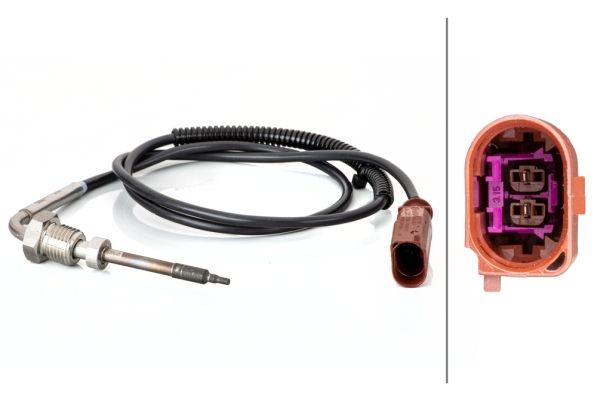 Hella 6PT 014 494-621 Sensor, Abgastemperatur