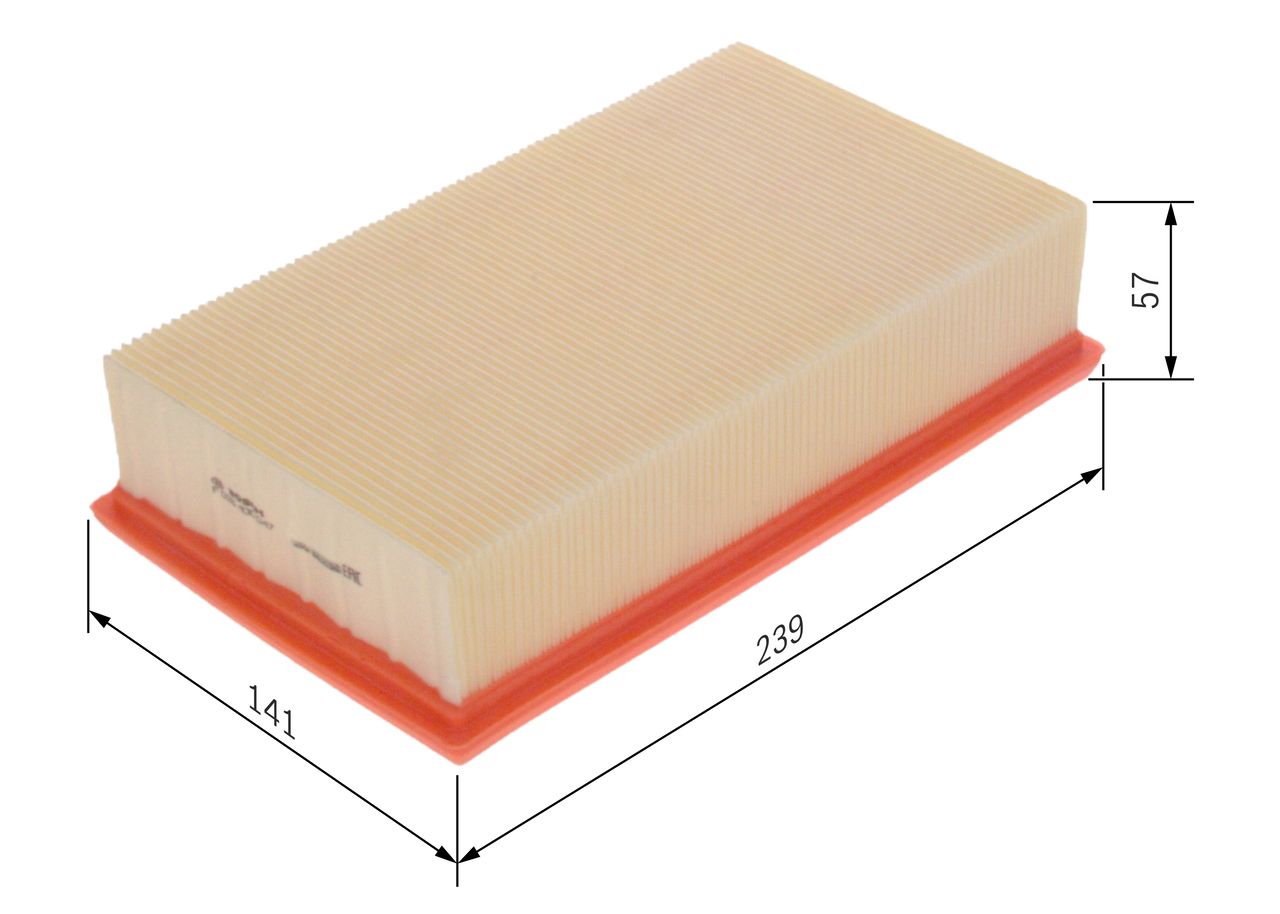 BOSCH F 026 400 047 - Luftfilter