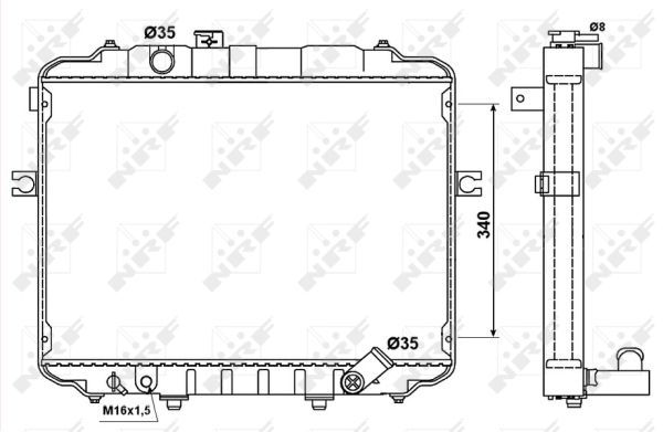 BATTERIE BANNER 12V 30AH +G 187X128X165-165  .