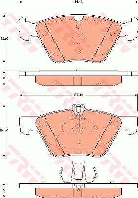 TRW DISC BRAKE PADS - TecDoc Only