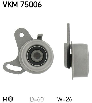 Tensioner Pulley, timing belt VKM 75006