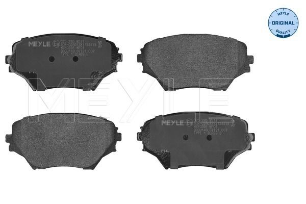 MEYLE 025 235 8517 Brake Pad Set, disc brake