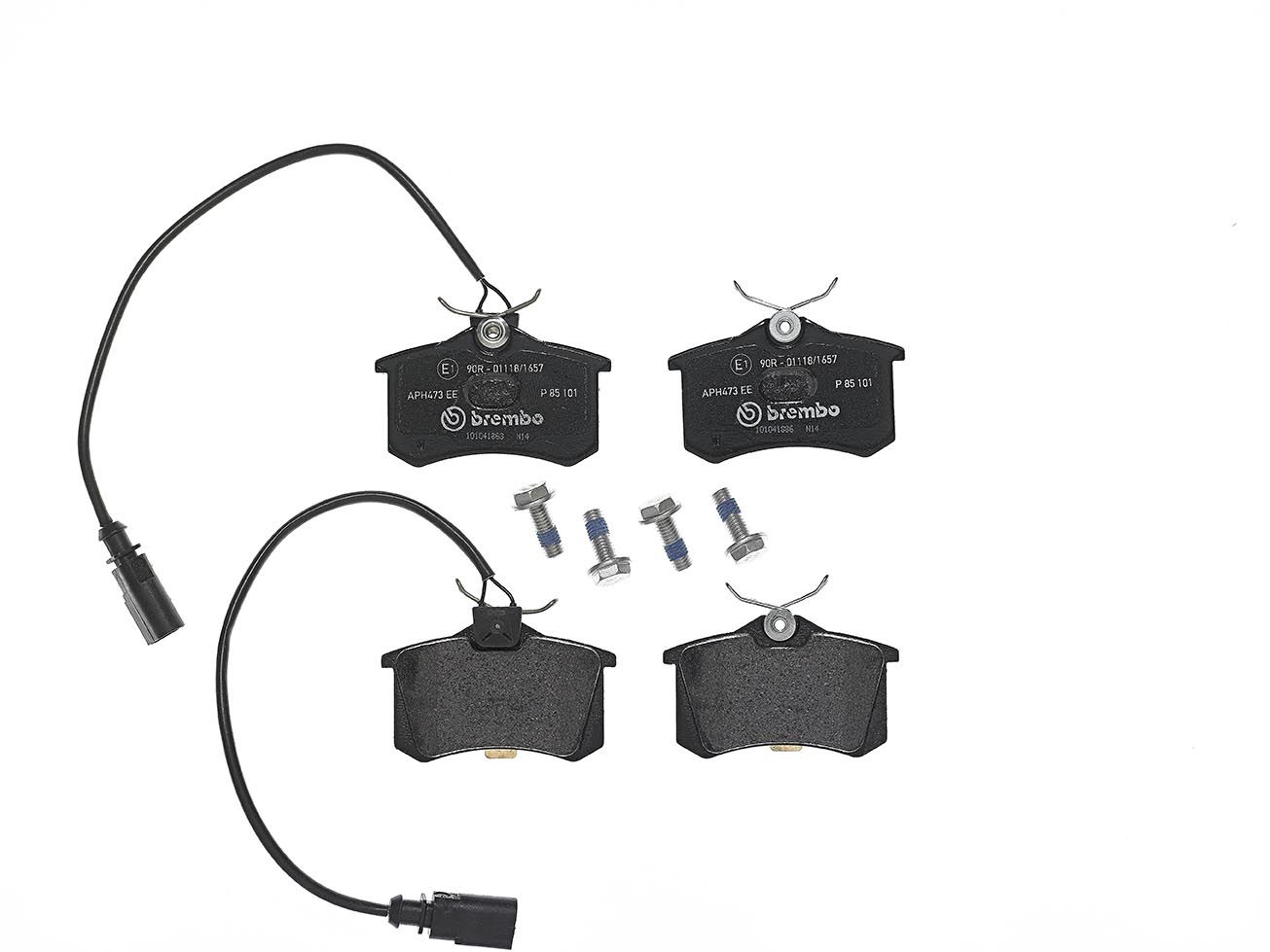Brembo P 85 101 Bremsbelagsatz, Scheibenbremse