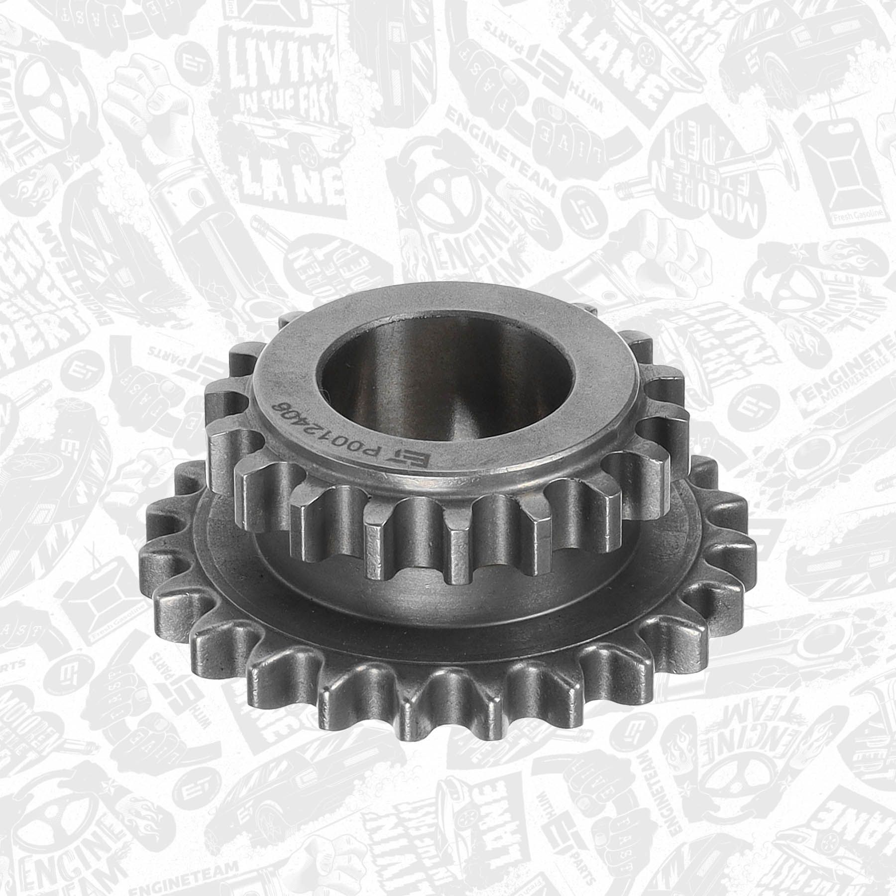 Zahnrad, Kurbelwelle