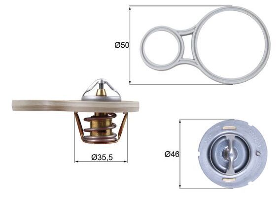 Thermostat, coolant TX 255 91