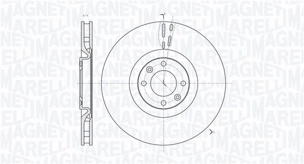361302040582 MAGNETI MARELLI féktárcsa