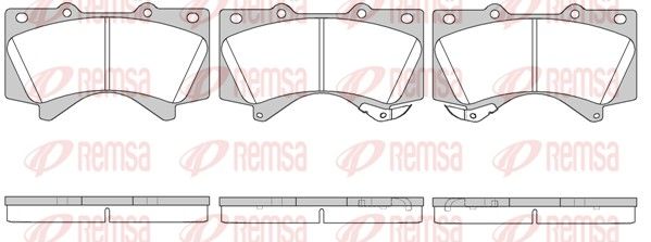 Brake Pad Set, disc brake 1271.02