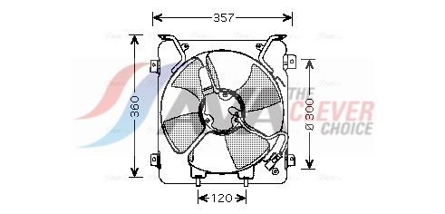 AVA QUALITY COOLING HD7523 - L&uuml;fter, Motork&uuml;hlung