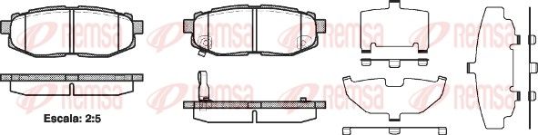 Premium Rear Brake Pad Set Premium Rear Brake Pad Set