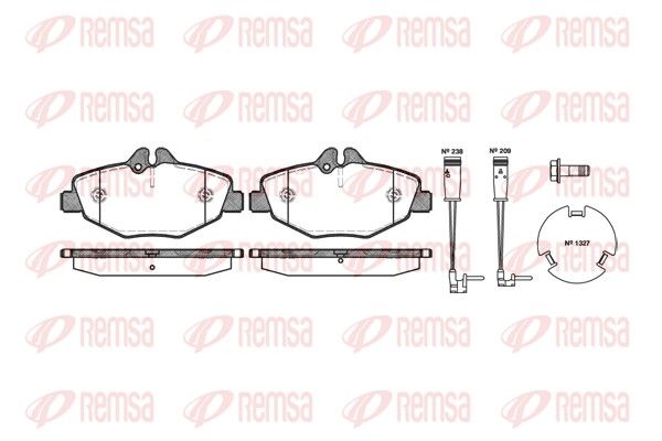 Premium Front Brake Pad Set Premium Front Brake Pad Set