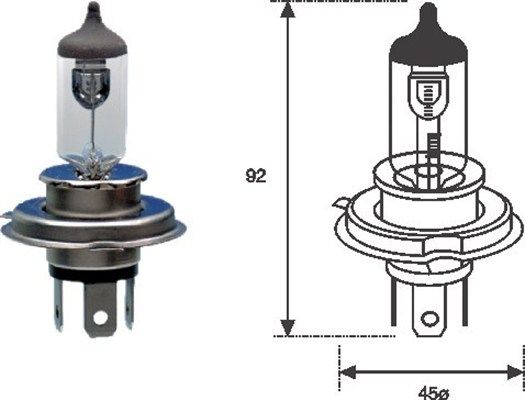 MAGNETI MARELLI 002555100000 Bulb, spotlight