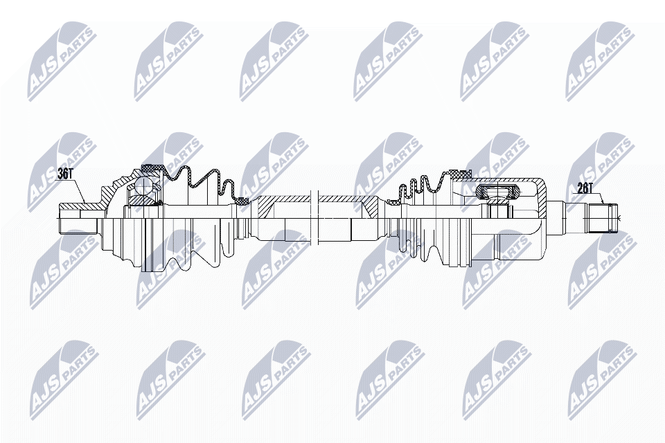 NTY NPW-VW-053 - Antriebswelle