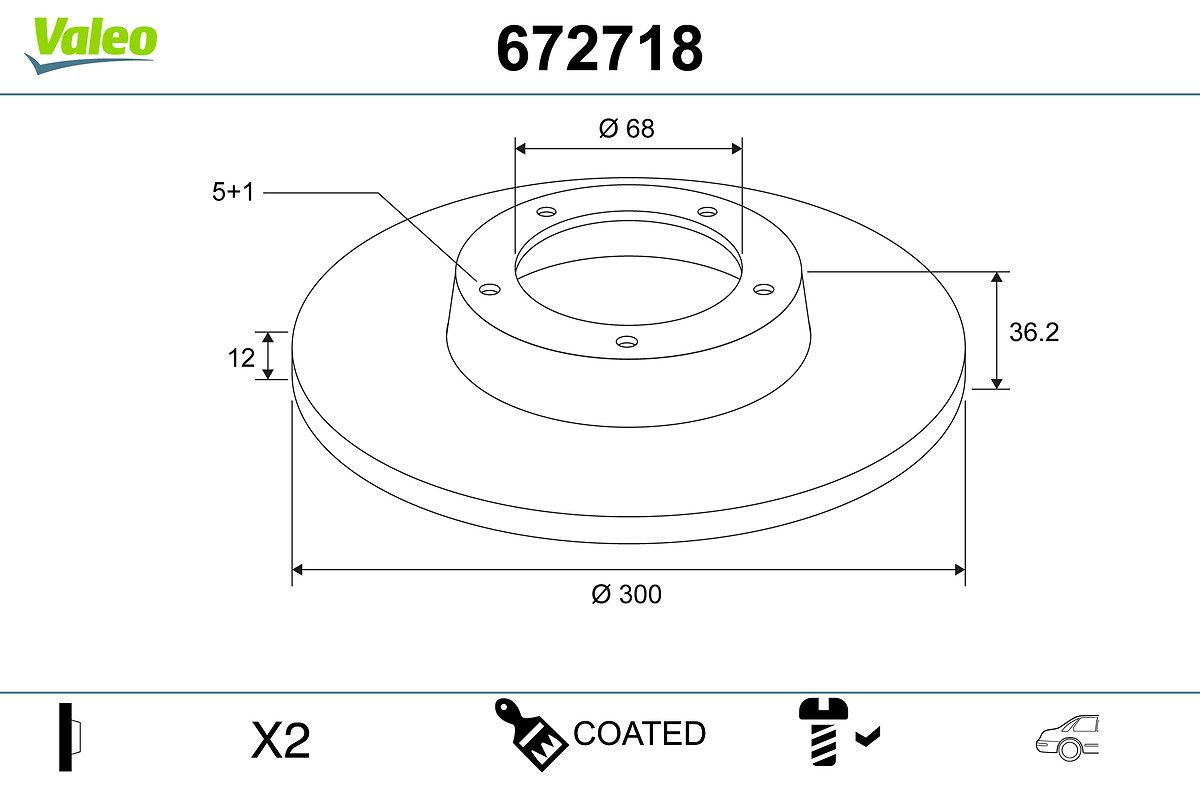 Brake Disc 672718