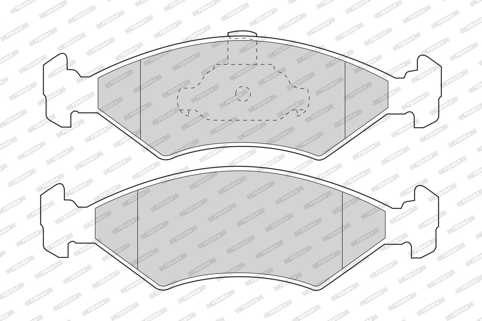 Bremsbelagsatz, Scheibenbremse