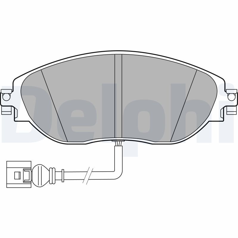 Brake Pad Set, disc brake LP3389