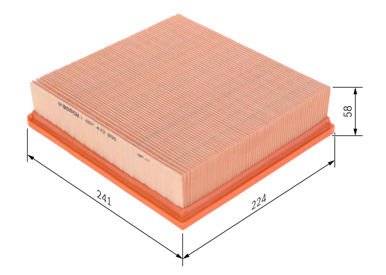 BOSCH 1 457 433 690 - Luftfilter