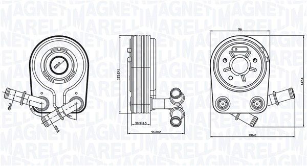 MAGNETI MARELLI 350300000100 - &Ouml;lk&uuml;hler, Motor&ouml;l