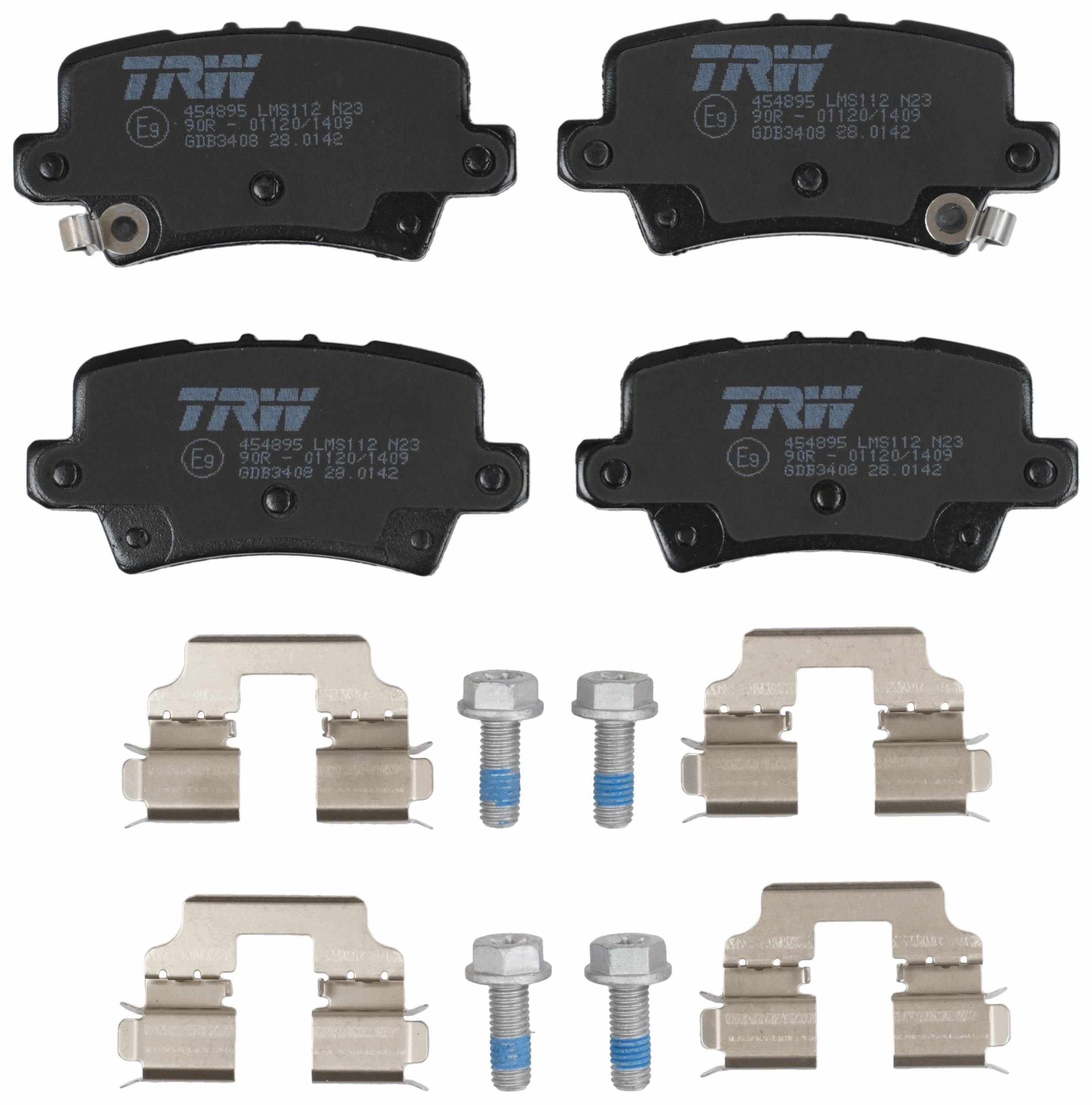 TRW DISC BRAKE PADS - TecDoc 2