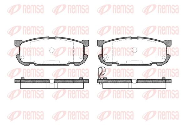 Premium Rear Brake Pad Set Premium Rear Brake Pad Set