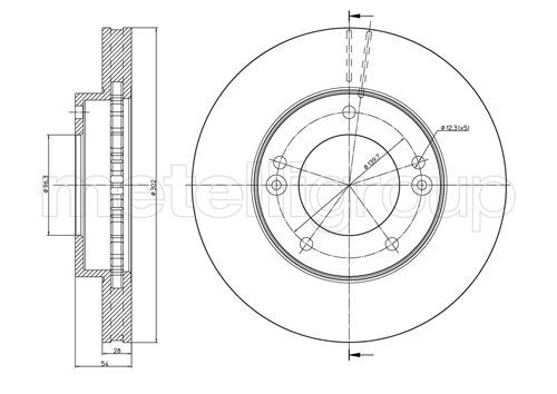 Brake Disc 23-0776C