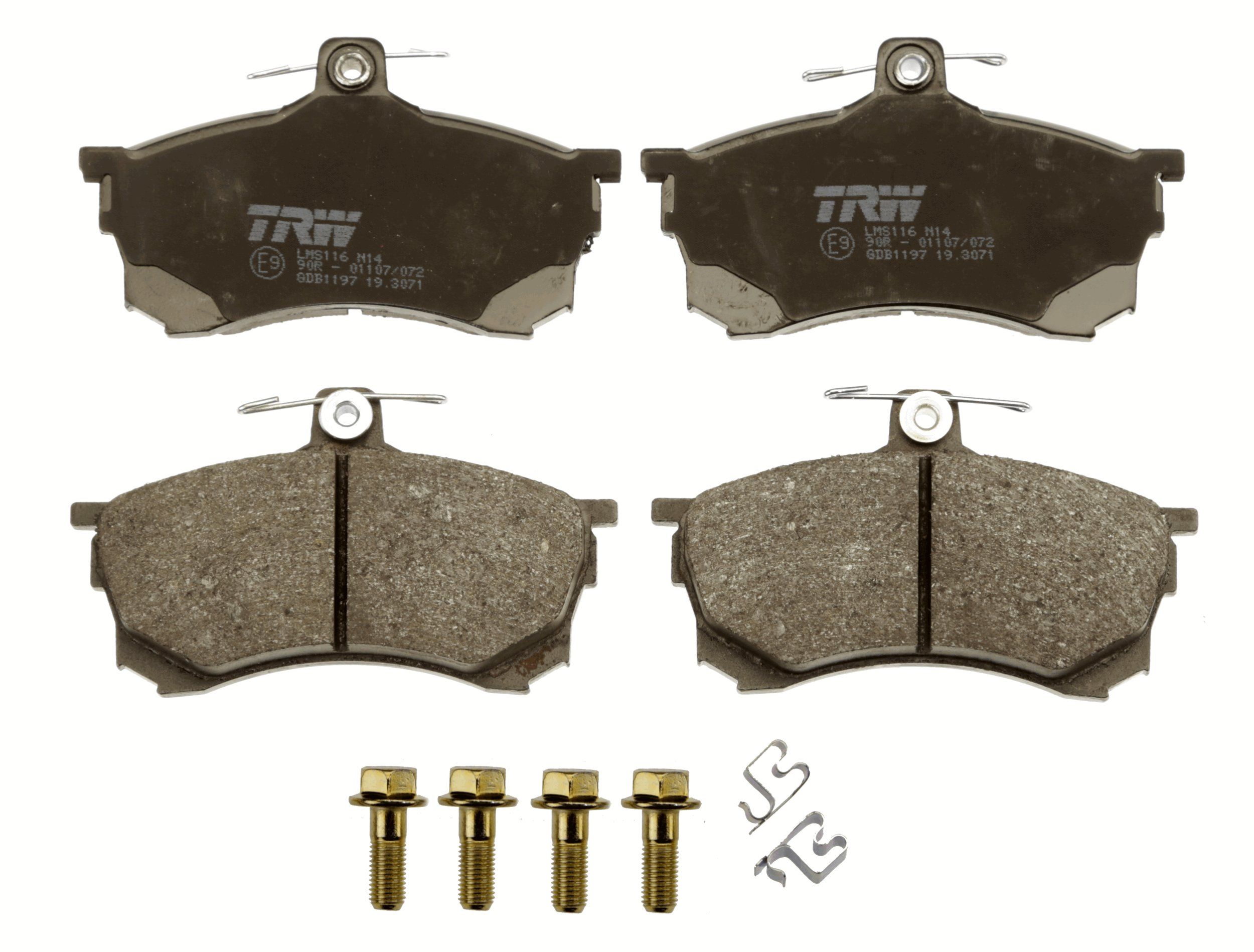 TRW DISC BRAKE PADS - TecDoc 2