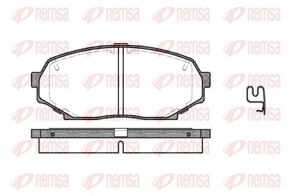 Premium Front Brake Pad Set Premium Front Brake Pad Set