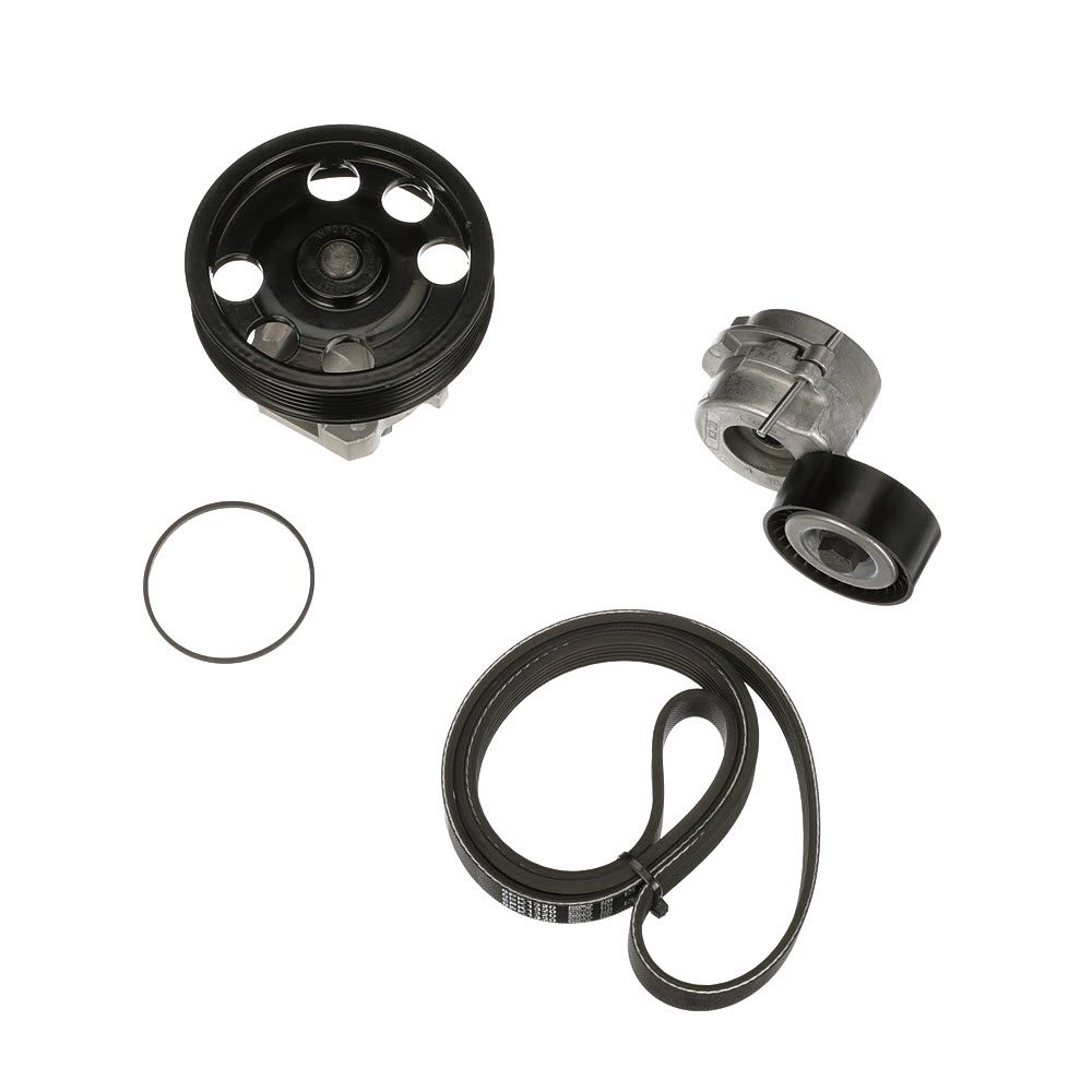 vandens siurblys + V formos rumbuotas diržas, komplektas