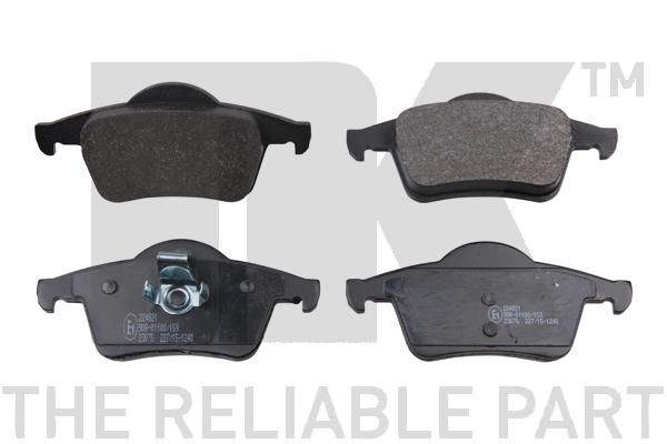 Bremsbelagsatz, Scheibenbremse