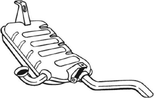 BOSAL 200-809 - Endschalld&auml;mpfer