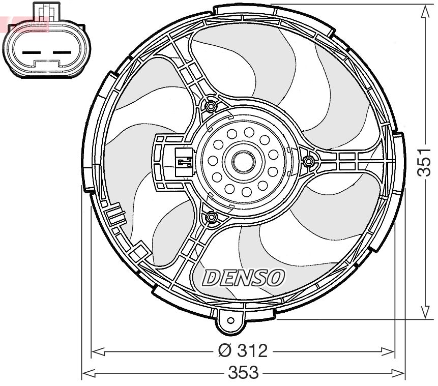 Ventilador, refrigeración del motor