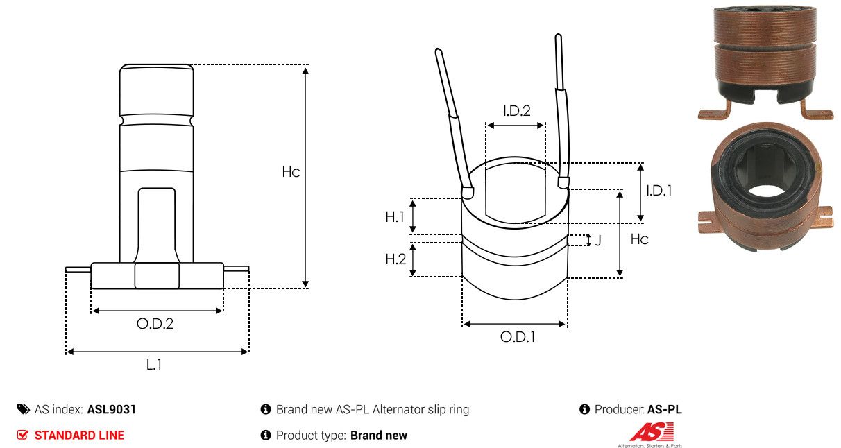 kontaktinis žiedas, generatorius