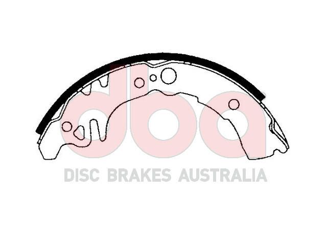 Street Series Brake Shoes [Daihatsu Copen/Sirion 180mm] - TecDoc Only