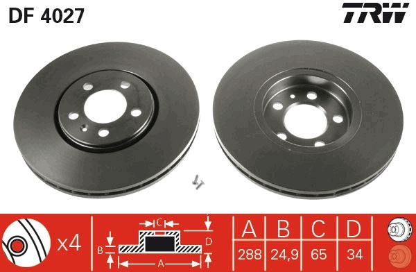 Brake Disc DF4027