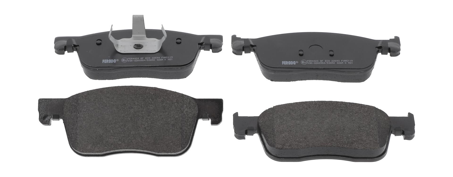 FERODO FVR5119 - Bremsbelagsatz, Scheibenbremse PREMIER ECO FRICTION