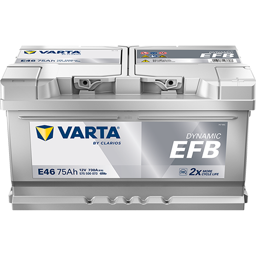 VARTA 575500073K262 - Starterbatterie DYNAMIC EFB