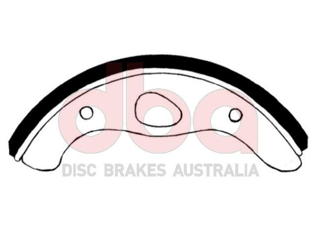 Street Series Brake Shoes [Isuzu FRR500/550/550S 320mm] - TecDoc Only