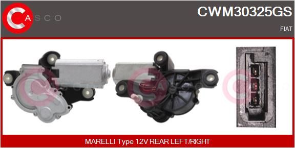 CWM30325GS CASCO Genuine törlőmotor
