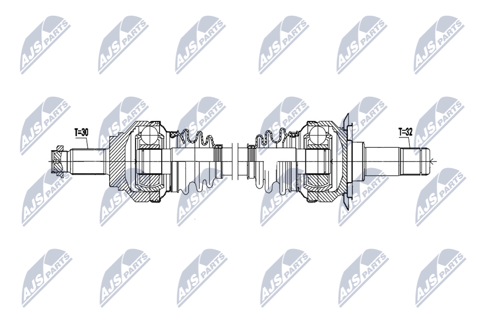 NTY NPW-BM-223 Antriebswelle