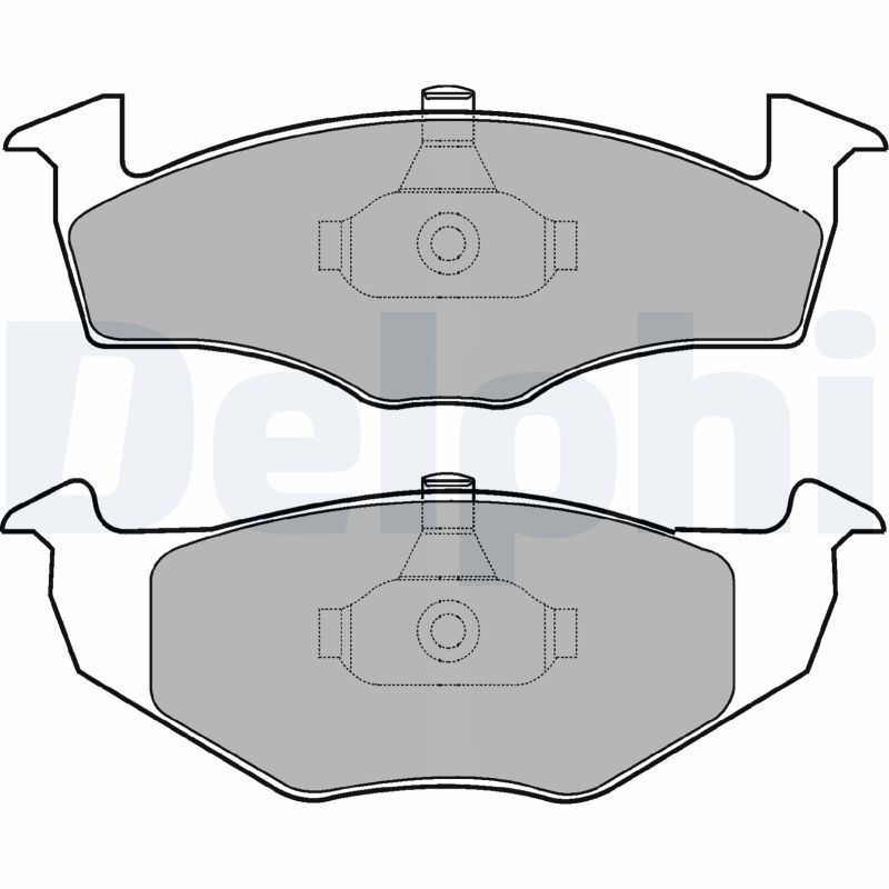 Brake Pad Set, disc brake LP1601