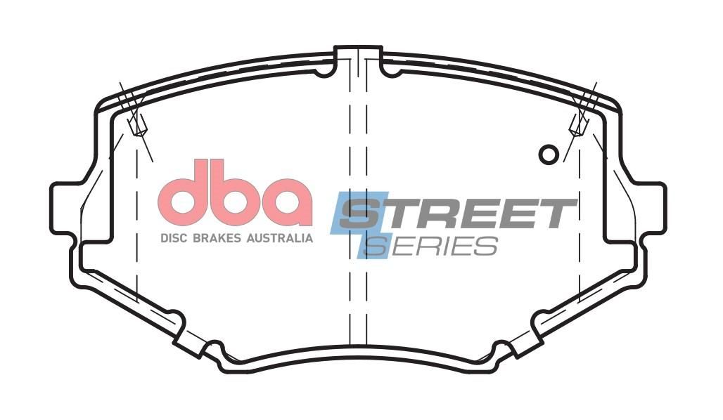 DBA SS STREET SERIES BRAKE PADS [ Mazdz MX-5 1.8L 1993-2001 F ] - TecDoc Only
